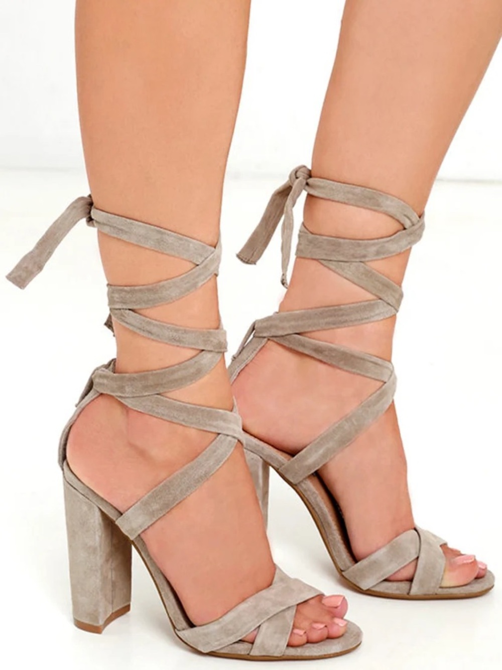 NEW Steve Madden Christey Lace up heels - size 8